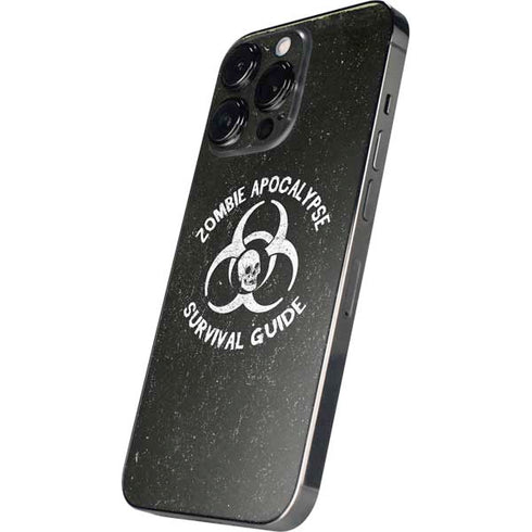 Zombie Apocalypse Survival Guide iPhone 16 Pro Skin